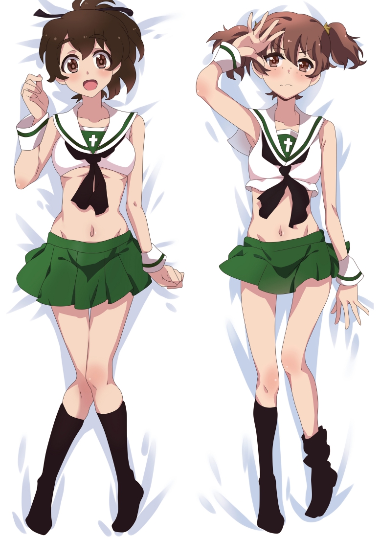 Momo Kawashima Girls und Panzer Full body waifu japanese anime pillowcases